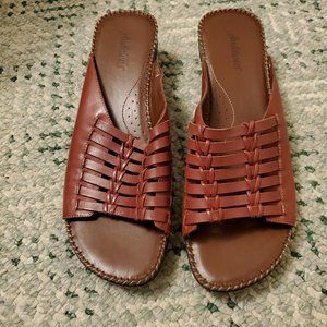 Auditions Slide In Rustic Brown Shoes